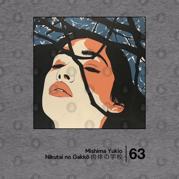 Mishima Yukio - Minimal Style Graphic Artwork by saudade